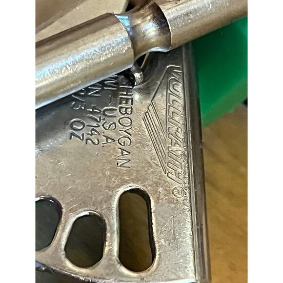 Vintage Volrath Sheboygan Ice Cream Scoop. USA. Green. Stainless. Kitchen - Picture 2 of 8